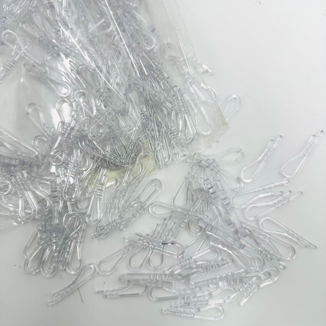 J Clip 2" (Clear) 1000 Pieces