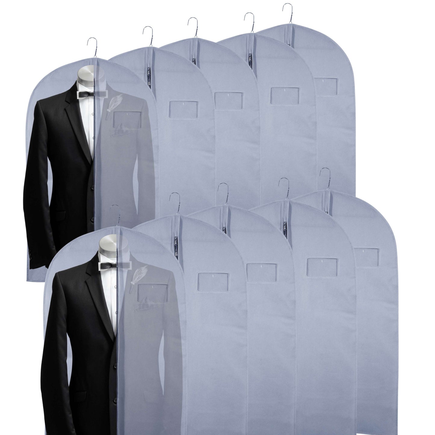 Suit Coat Cover - 40" Grey