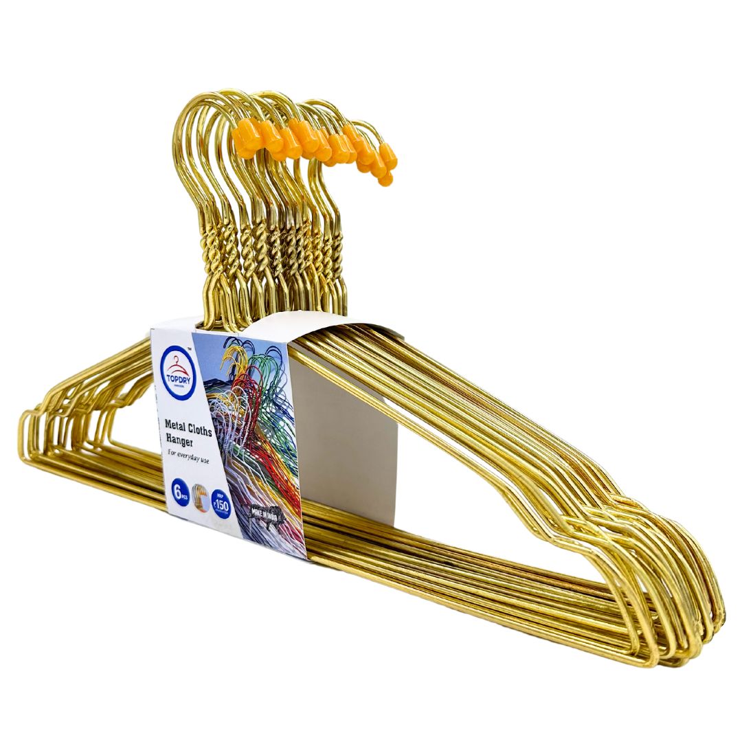 Premium Metal Hanger 16" 10 Gauge - Gold