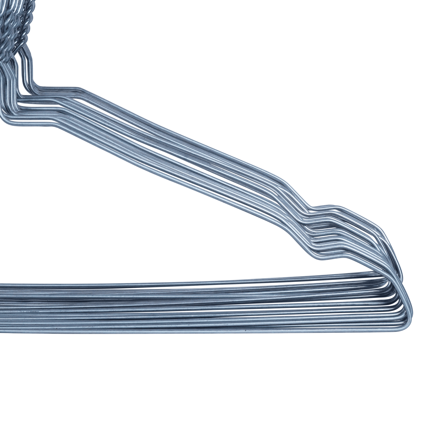 Dryclean & Laundry Metal Wire Hanger 16" 2.2mm - Galvanised (Silver)