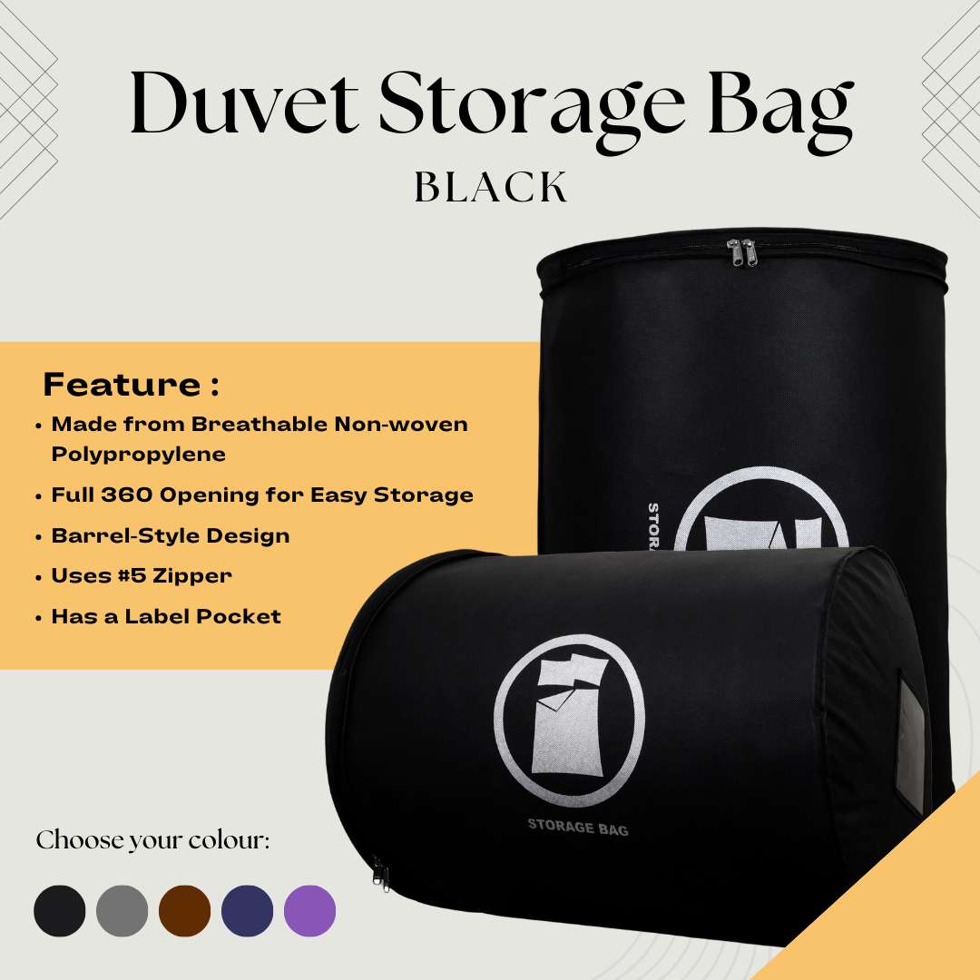 Bedding Storage Bags 24" (Black)