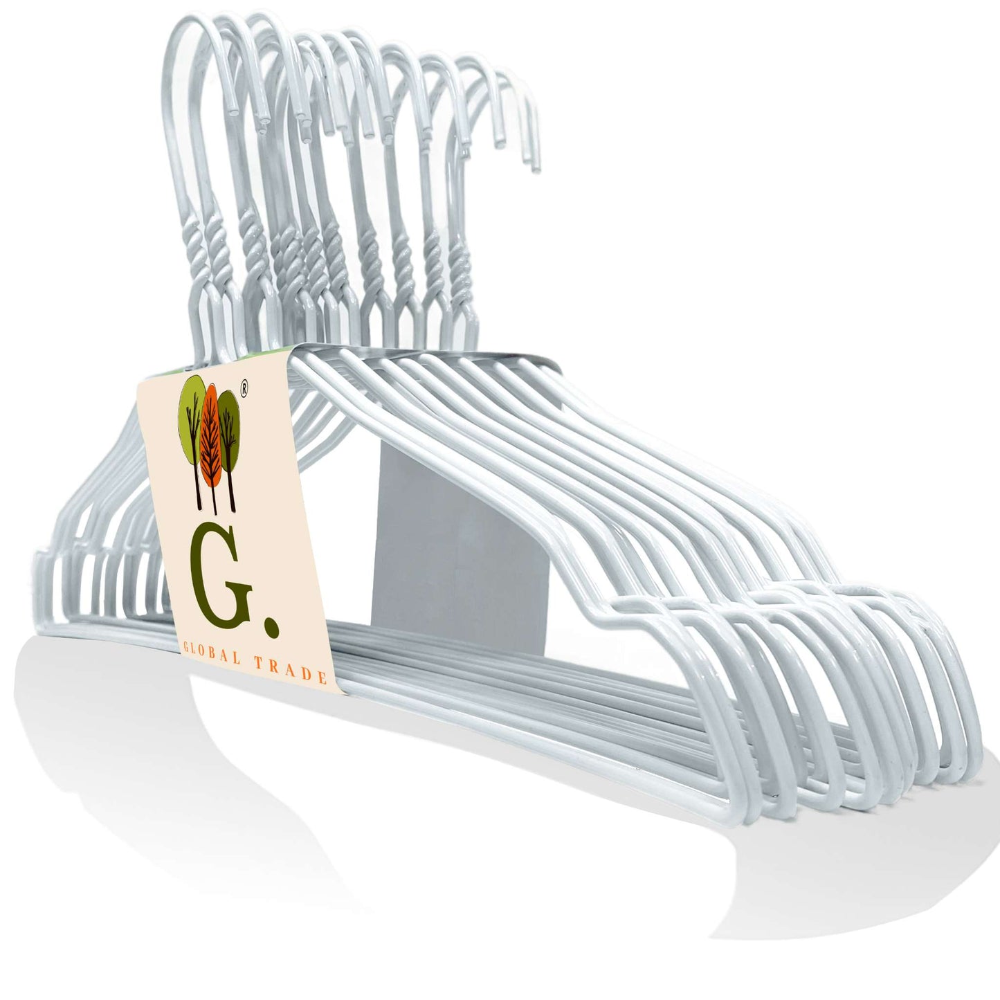 Metal Hanger 16 Inch 10 Gauge - White
