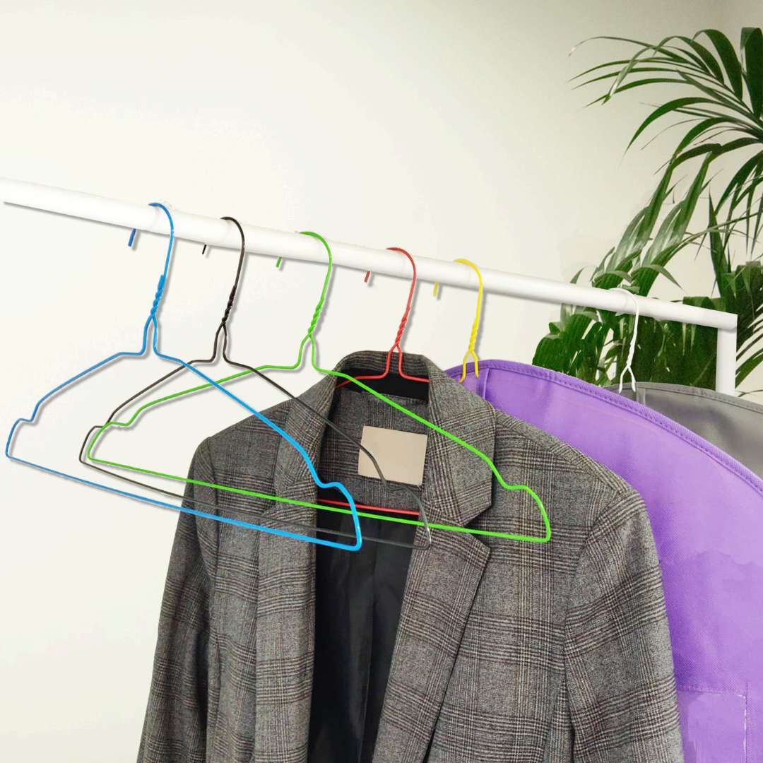 Dryclean & Laundry Metal Metal Wire Hanger 16" 2.2mm - Multicolour