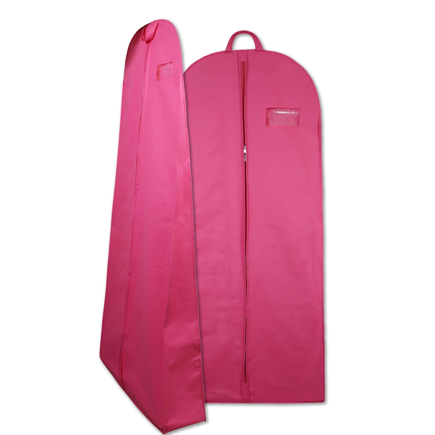 Wedding Lehenga Gown Long Dress Garment Cover Bags 72" with 8" Gusset - PINK