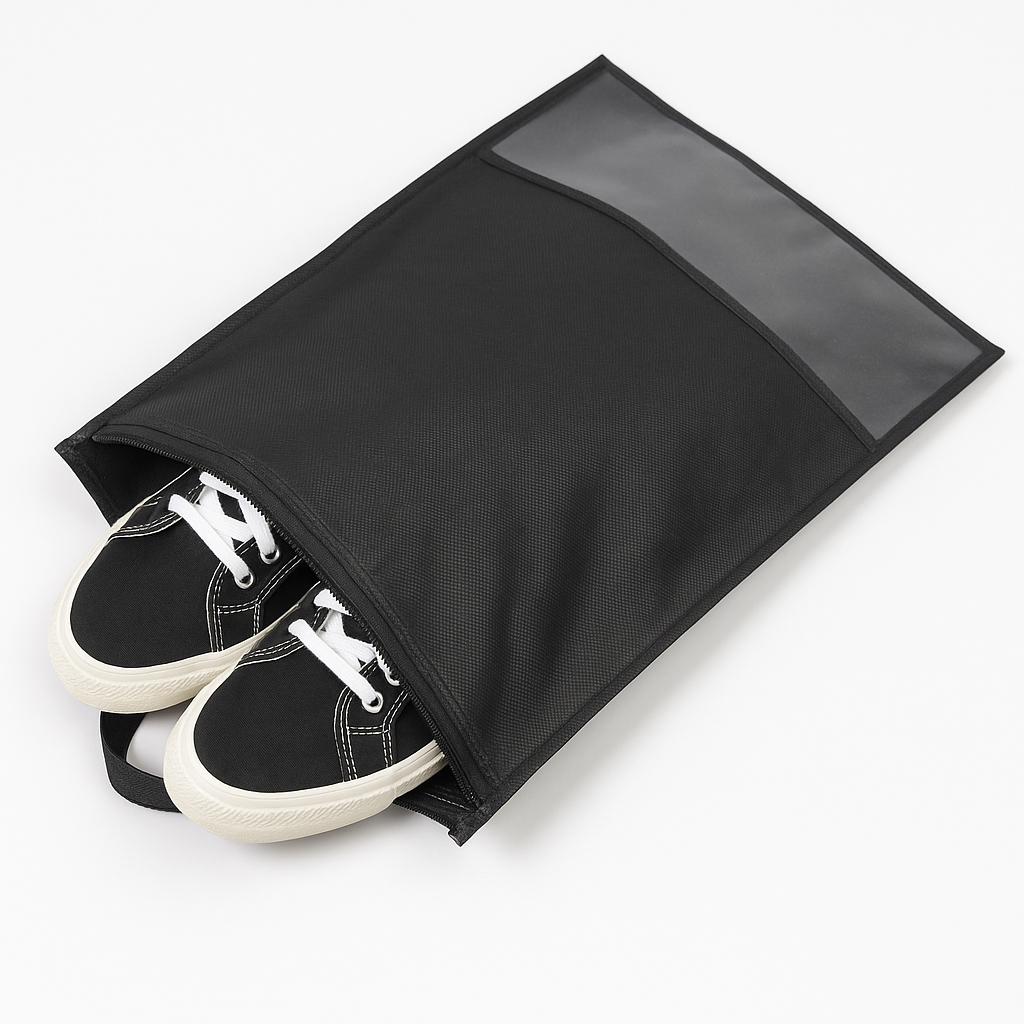 Premium Shoe Pouch | Dustproof, Handle Design for Gym & Luggage