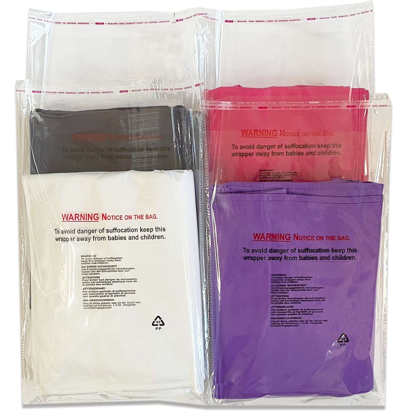 PP Poly Bags 12x18"