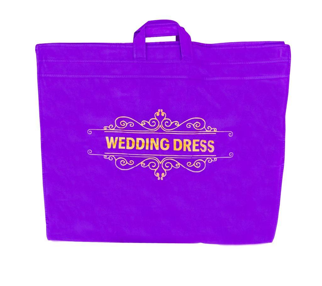Premium Lehenga Gown Cover 10" Gusset - PURPLE
