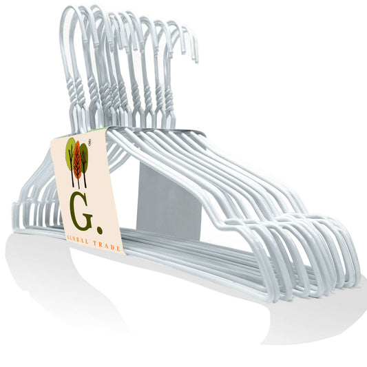 Metal Hanger 16 Inch 10 Gauge - White