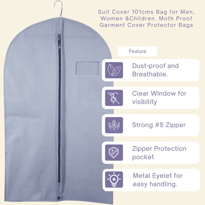 Suit Coat Cover - 40" Grey