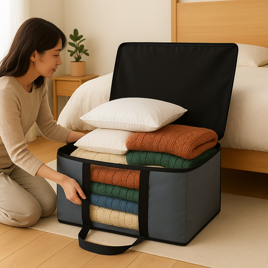 Large Wardrobe Storage Bag - Clothes Organizer & Container