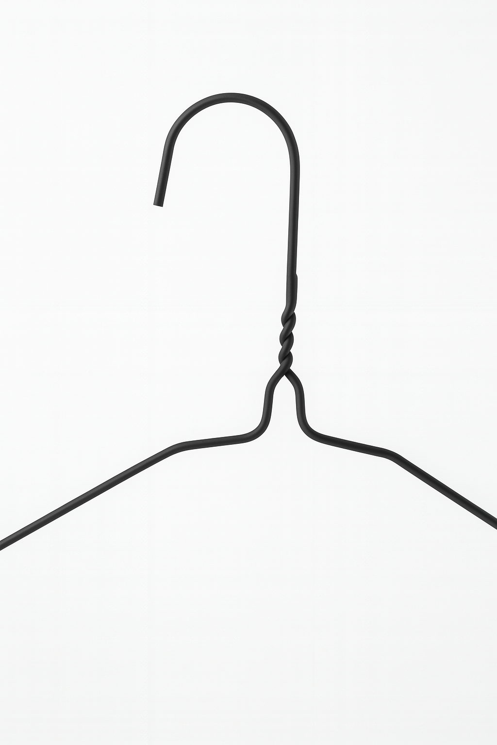 Metal Wire Hanger Black