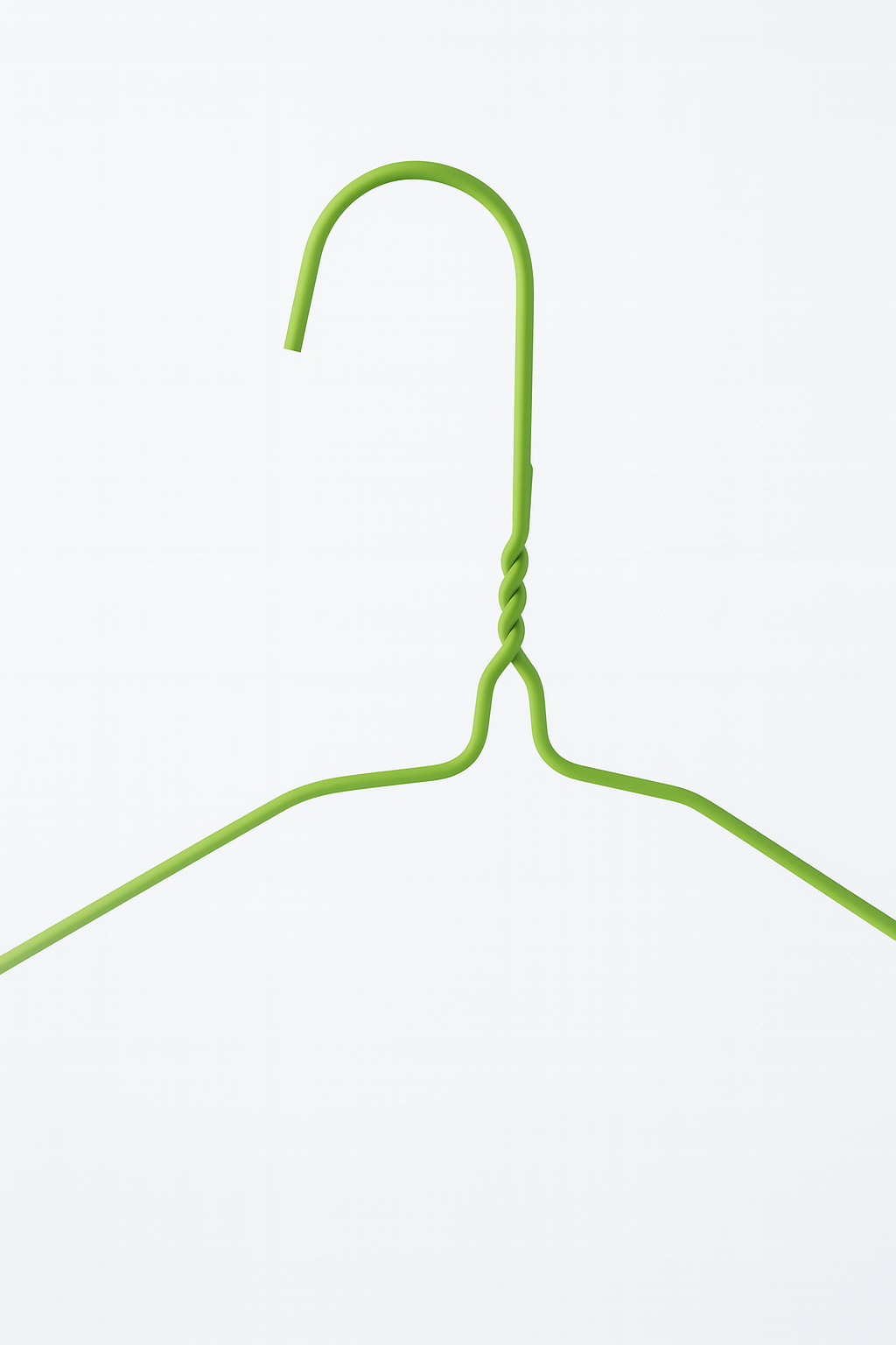 Metal Wire Hanger Green