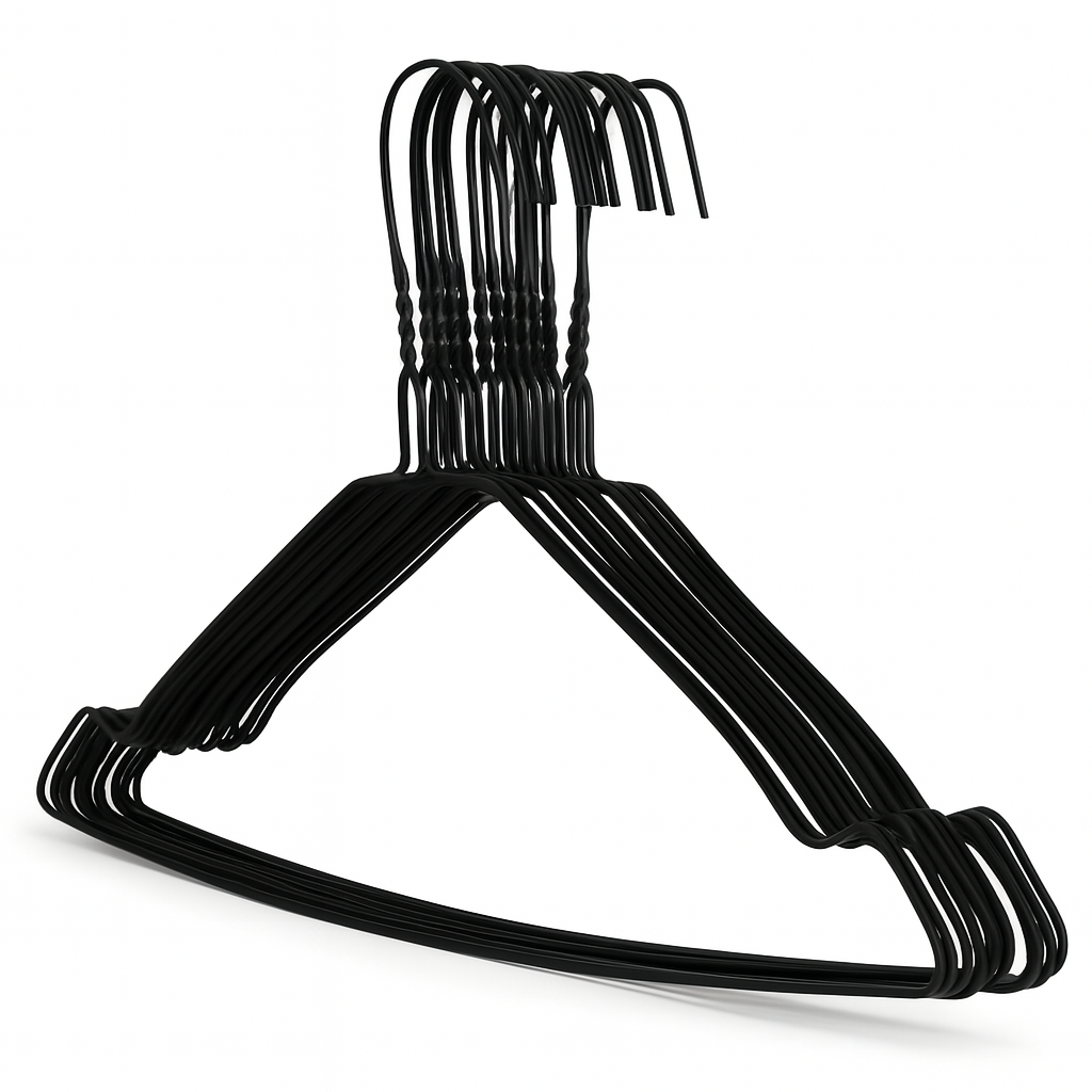 Metal Wire Hanger Black