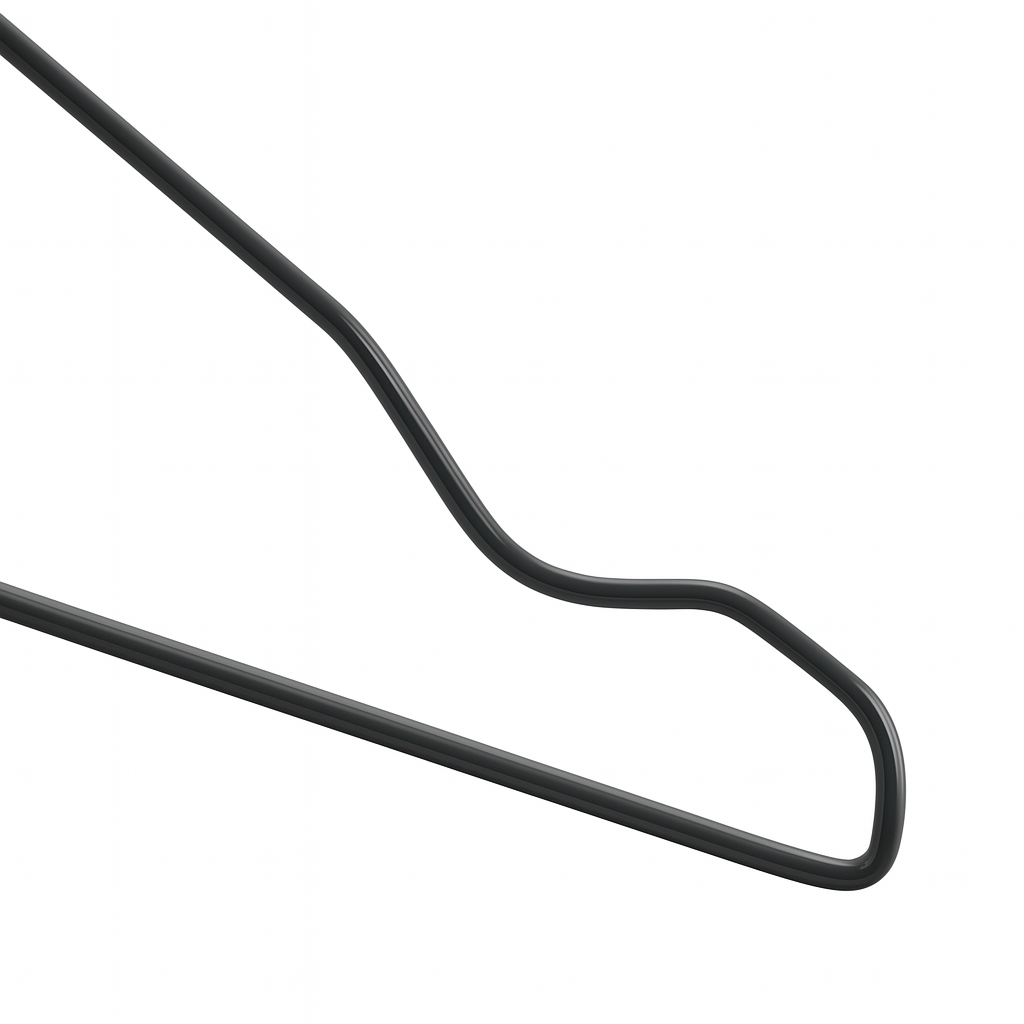 Metal Wire Hanger Black