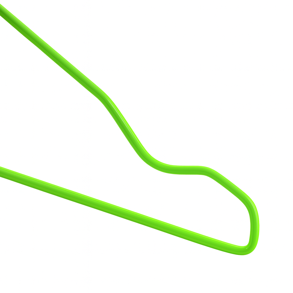 Metal Wire Hanger Green