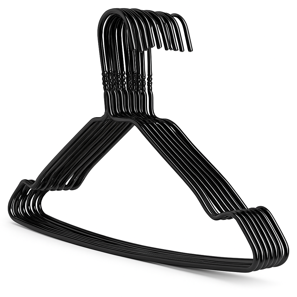 Metal Wire Hanger Black
