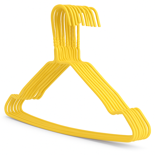 Metal Wire Hanger Yellow