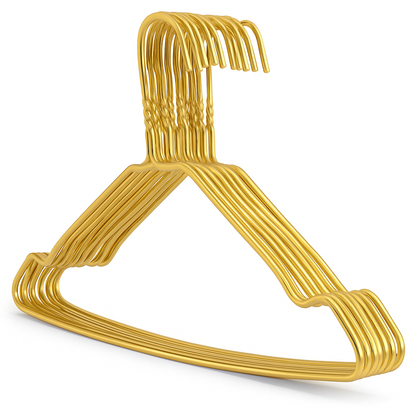 Metal Wire Hanger 16"  3mm - Gold