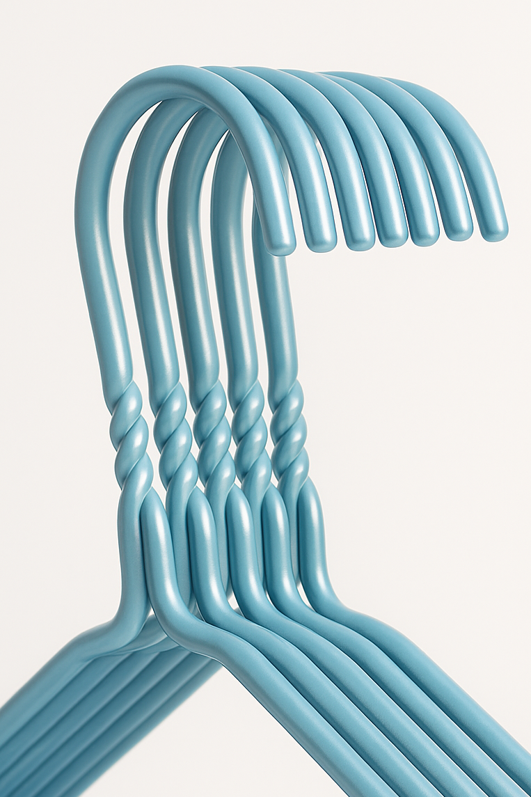 Metal Wire Hangers White