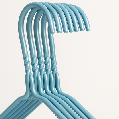Metal Wire Hanger 16"  3mm - White