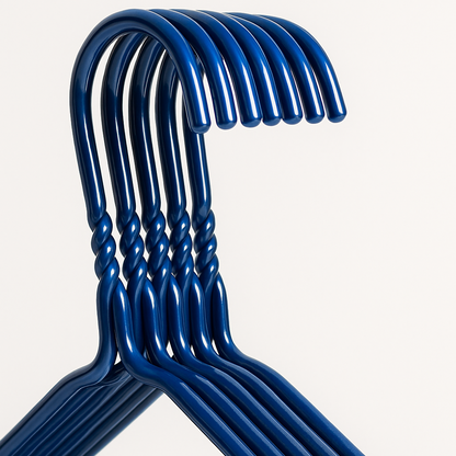 Metal Wire Hanger 16"  3mm - Blue