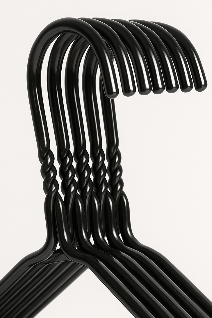 Metal Wire Hanger Black