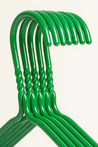 Metal Wire Hanger Green 