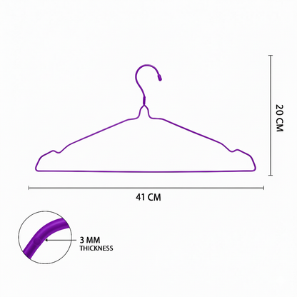 Clothes Hanger Purple