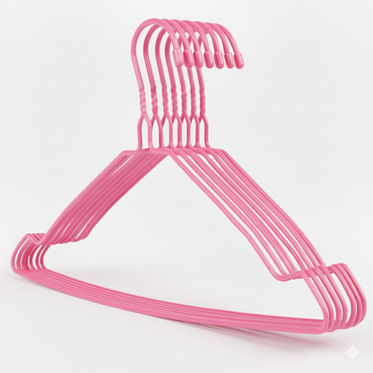 Clothes hanger pink 