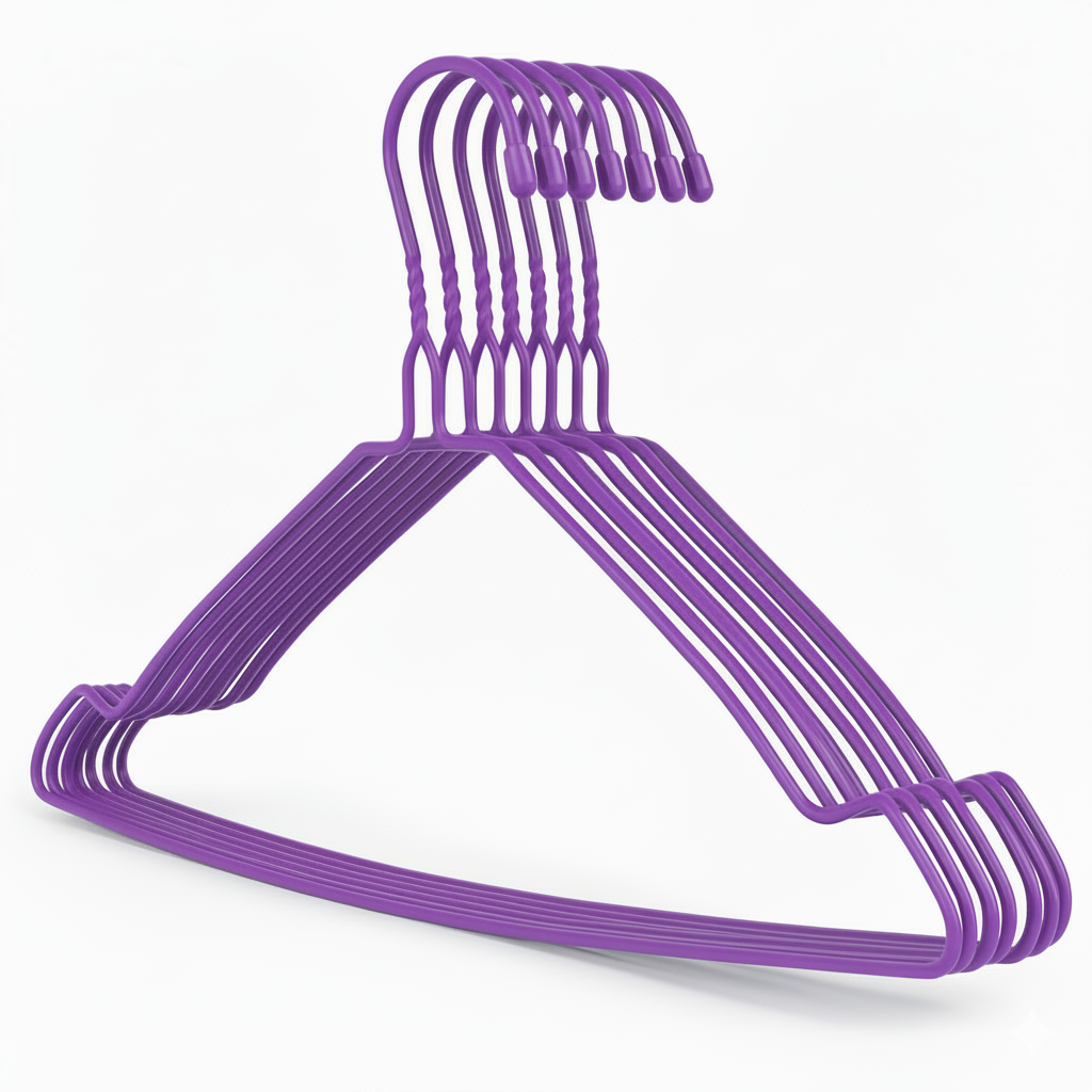 Clothes Hanger Purple