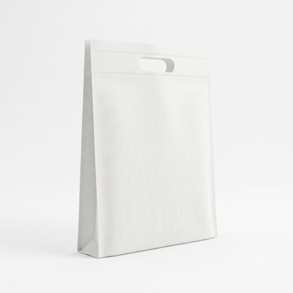 D-Cut Non Woven Bag 12" x 16" with 4" Gusset