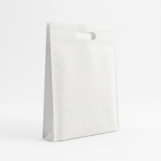 D-Cut Non Woven Bag 16" x 20" with 6" Gusset