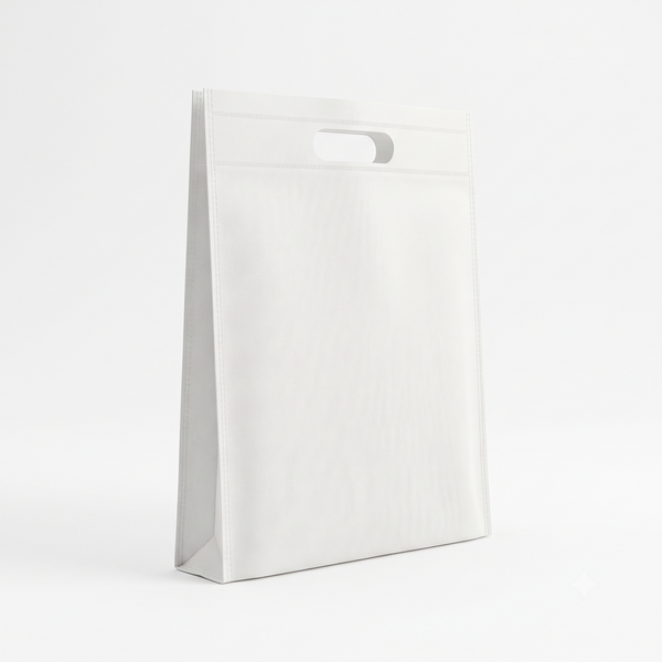 D-Cut Non Woven Bag 12" x 18" with 4" Gusset
