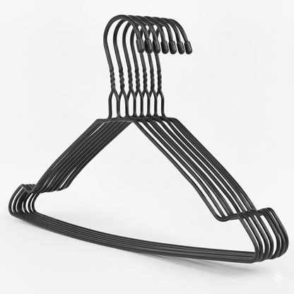 Clothes hanger black 