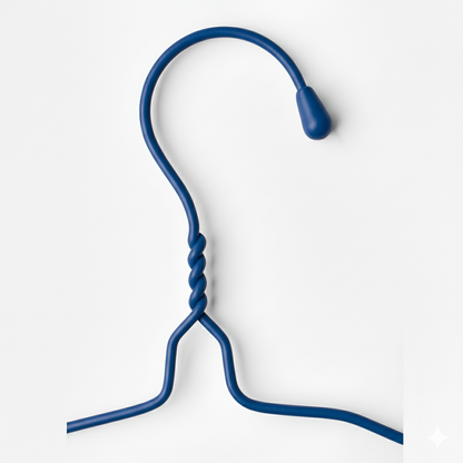 Clothes Hanger 16"  3mm - Blue