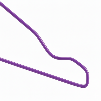 Metal Wire Hanger Purple 