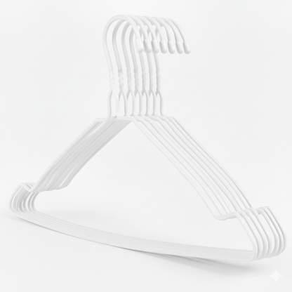 clothes hanger white 
