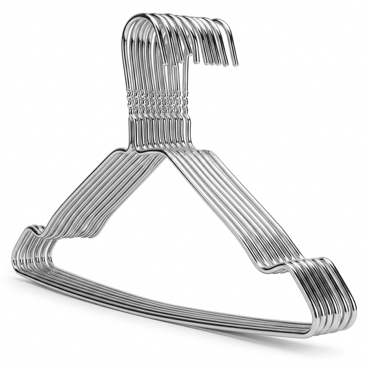 Metal Wire Hanger 16" 3mm - Silver