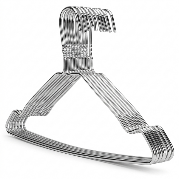 Metal Wire Hanger 16" 3mm - Silver