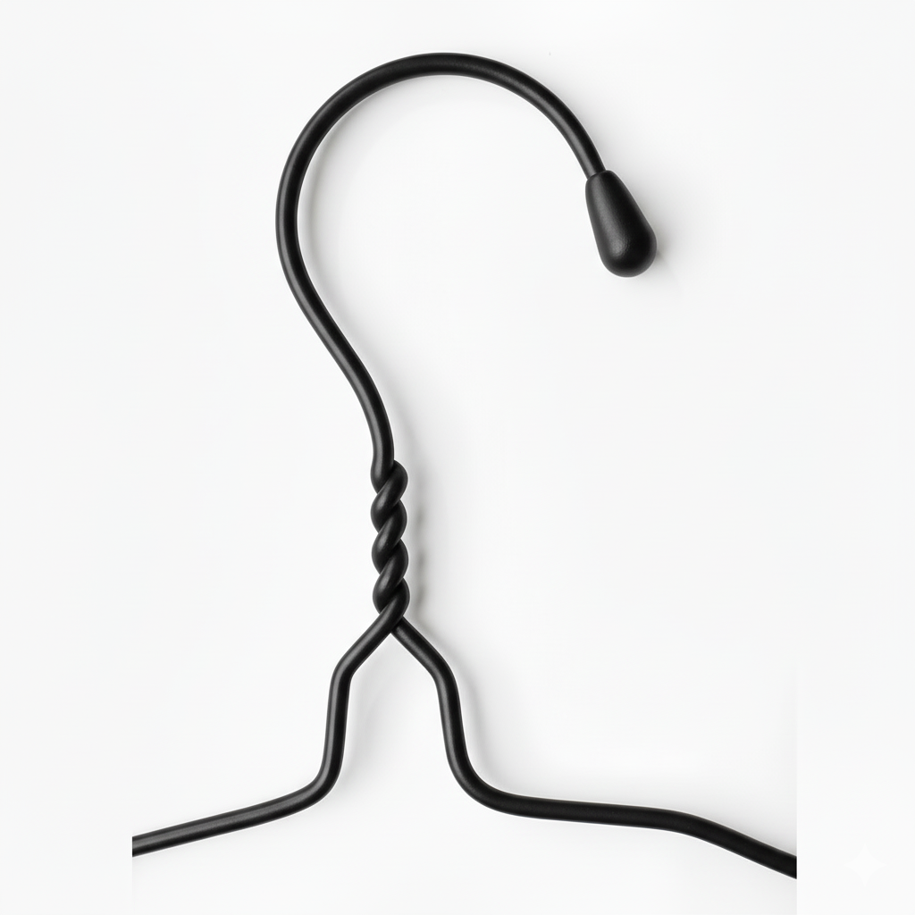 Clothes hanger black 