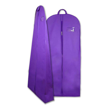 Wedding Lehenga Gown Long Dress Garment Cover Bags 72" with 8" Gusset - PURPLE